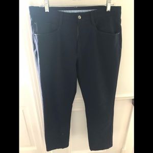 Footjoy Athletic Fit 34 Navy Blue Golf Pants